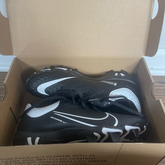 Nike Shoes New Nike Hyperdiamond Black Softball Cleats 85 Poshmark